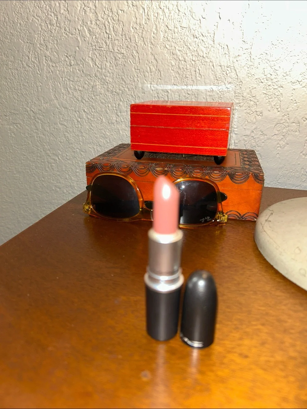 OOP! MAC Cosmetics HOT CHOCOLATE Satin Lipstick OOP BNWOB